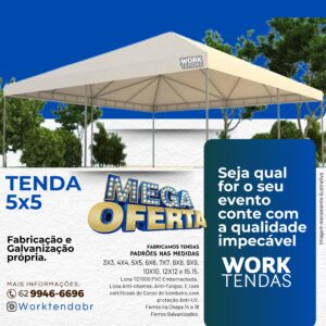 Tenda Piramidal 5x5 PVC